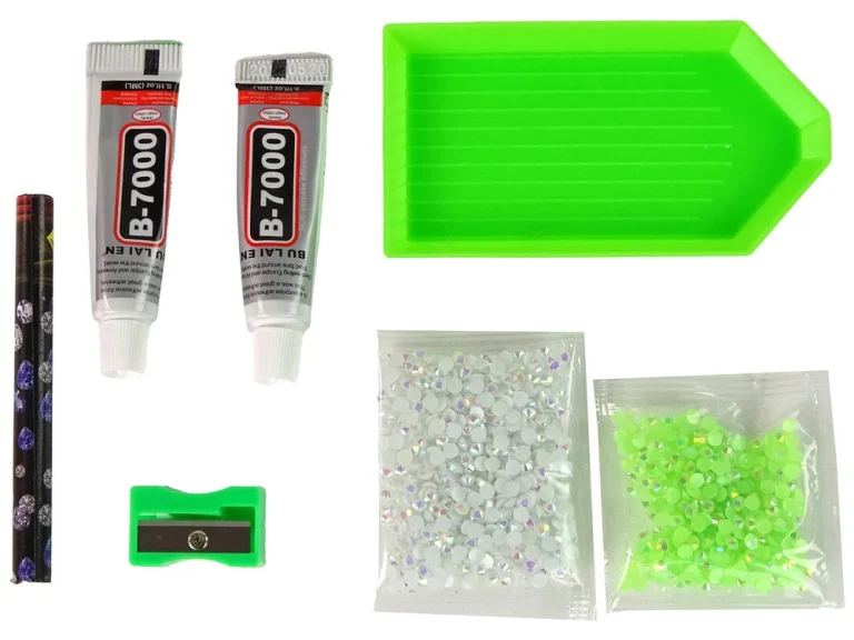 Diy Komplet Za Izradu 3d Privjeska, Bijeli Sob S Kristalima 3