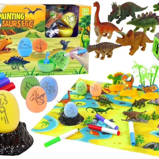 Diy Kreativni Komplet Za Bojanje Transportera S Jajima Dinosaura 1