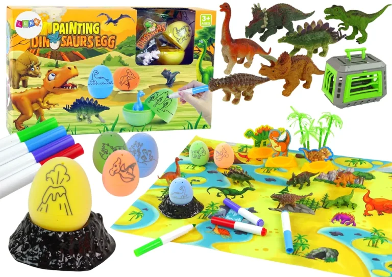 Diy Kreativni Komplet Za Bojanje Transportera S Jajima Dinosaura 1