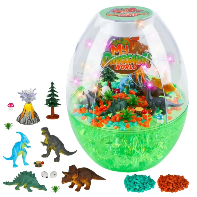 Diy Kreativni Komplet Za Terarij S Dinosaurima S Noćnim Svjetlom Za Glasovno Upravljanje 2