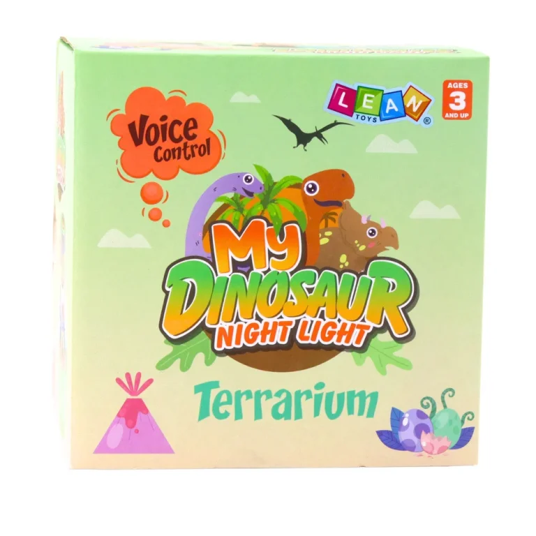 Diy Kreativni Komplet Za Terarij S Dinosaurima S Noćnim Svjetlom Za Glasovno Upravljanje 3