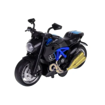 Diy Metalni Motocikl Za Sastavljanje 1:14, Plavi 2