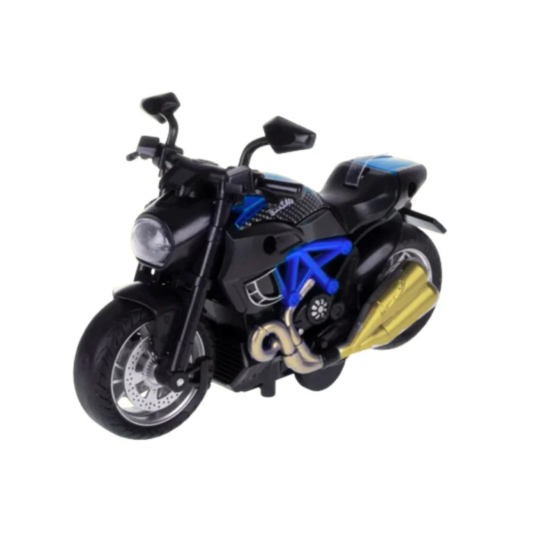Diy Metalni Motocikl Za Sastavljanje 1:14, Plavi 2