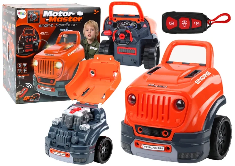 Diy Radionica Automobil Narančasti Za Rastavljanje 1