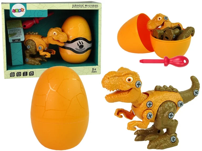 Diy Set T Rex S Jajetom I Odvijačem Narančasti 1