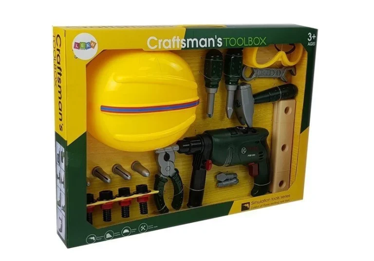Diy Set Bušilica Na Baterije S Naočalama I Kacigom 6