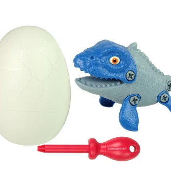 Diy Set Mozasaur S Jajetom I Odvijačem Plavi 5