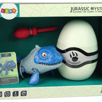Diy Set Mozasaur S Jajetom I Odvijačem Plavi 6