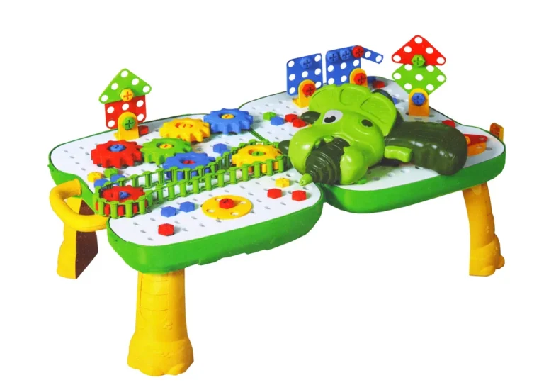 Diy Set Slagalica S Koferom Stolom, Dinosaur, 249 Dijelova, Bijelo Zelena 5