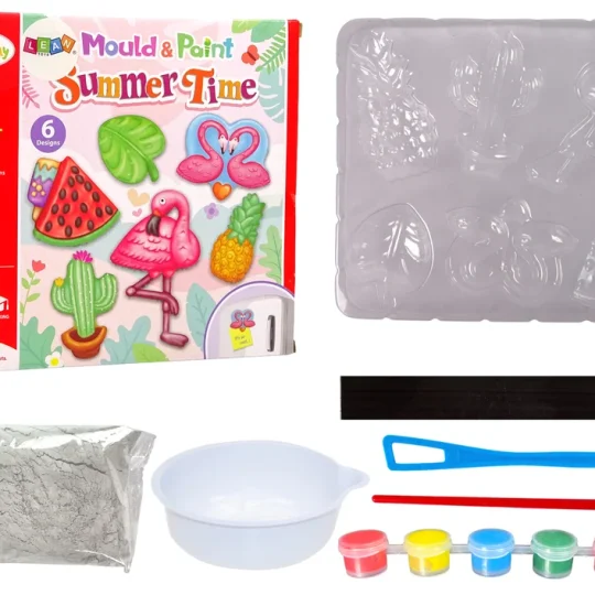 Diy Set Za Gipsane Magnetske Ukrase, Flamingo I Lubenica 1