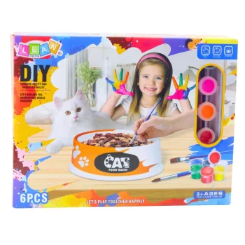 Diy Set Za Slikanje Zdjele Za Mačku, 6 Komada 5