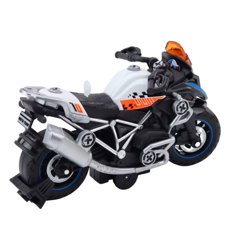 Diy Trkaći Motor Crni Sa Svjetlima I Zvukom 3
