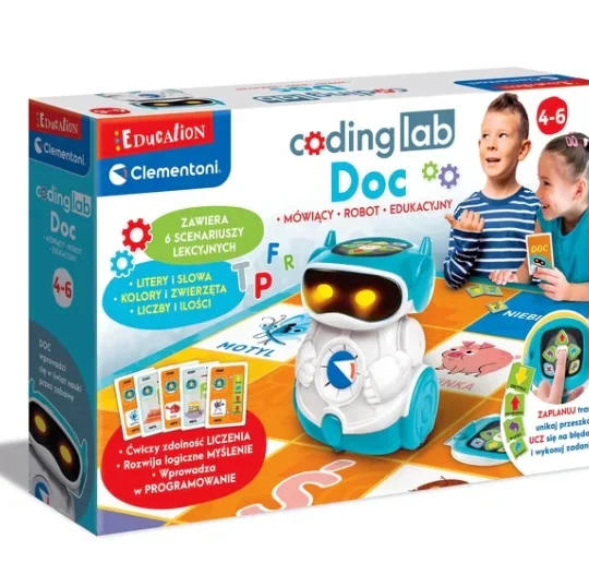 Doc Edukativni Robot Za Djecu Poljski Jezik Clementoni 50730 1