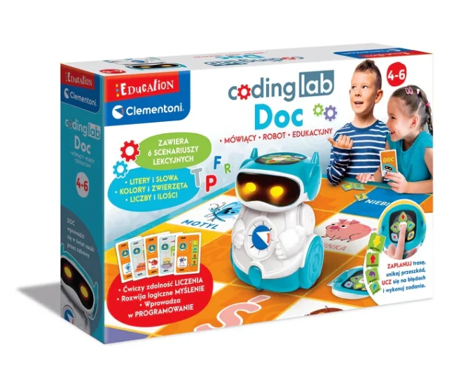 Doc Edukativni Robot Za Djecu Poljski Jezik Clementoni 50730 1