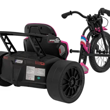 Drift Bike 21 Ružičasto Vozilo Auto Na Akumulator 9