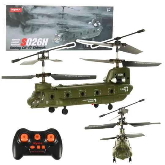 Daljinski Upravljač Za Rc Helikopter Syma S026h 1, Zelena Kaki Boja 1