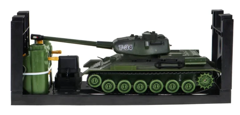 Daljinski Upravljana 2 Tenka T 34 Protiv Tigera Za Djecu 3+ Modeli Za Pucanje + Velika Tenkovska 3