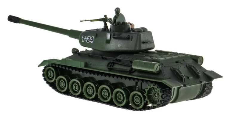 Daljinski Upravljana 2 Tenka T 34 Protiv Tigera Za Djecu 3+ Modeli Za Pucanje + Velika Tenkovska 5