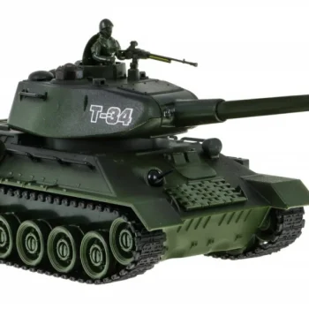 Daljinski Upravljana 2 Tenka T 34 Protiv Tigera Za Djecu 3+ Modeli Za Pucanje + Velika Tenkovska 7