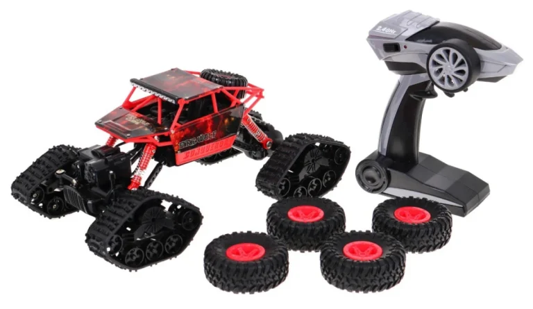Daljinski Upravljana 2 U 1 Gusjenica Za Djecu 8+ Godina. Promjenjivi Kotači + Gusjenice. Pogon 4x4 10