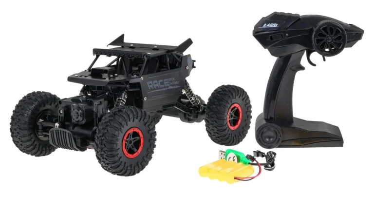 Daljinski Upravljana Monster Crawler Za Djecu 6+ Crni Model 1:18 2,4 Ghz Daljinski Upravljač, Crna 2