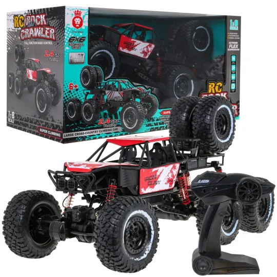 Daljinski Upravljana Gusjenica 1:8 Za Djecu 6+ Godina 2,4 Ghz Daljinski Upravljač, Crvena 1