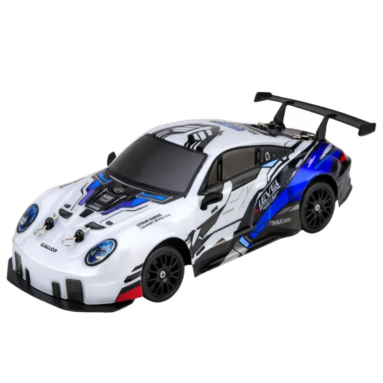Daljinski Upravljani Drift Car Rc Izmjenjivi Kotači 4wd Plavi 1:24 2