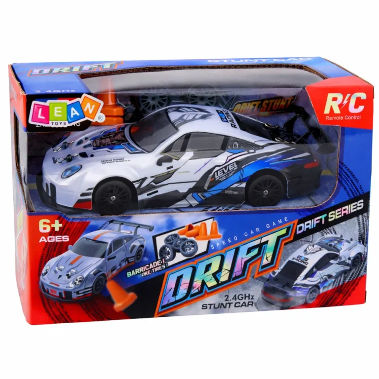 Daljinski Upravljani Drift Car Rc Izmjenjivi Kotači 4wd Plavi 1:24 6