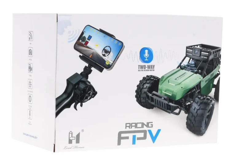 Daljinski Upravljani Fpv Terenski Automobil Za Djecu 6+ S Wi Fi Kamerom + Funkcija Dijaloga + Gumene Gume + Metalna Karoserija 10