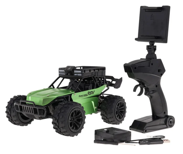 Daljinski Upravljani Fpv Terenski Automobil Za Djecu 6+ S Wi Fi Kamerom + Funkcija Dijaloga + Gumene Gume + Metalna Karoserija 3