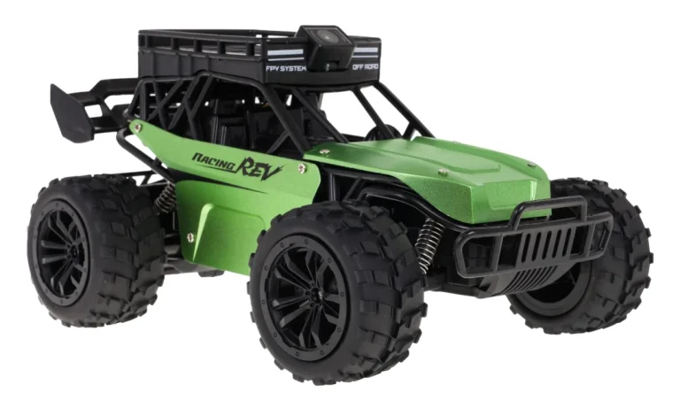 Daljinski Upravljani Fpv Terenski Automobil Za Djecu 6+ S Wi Fi Kamerom + Funkcija Dijaloga + Gumene Gume + Metalna Karoserija 4