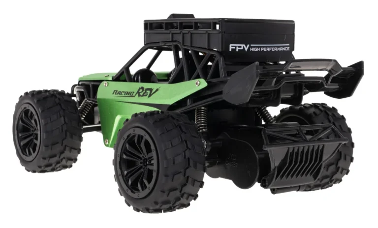Daljinski Upravljani Fpv Terenski Automobil Za Djecu 6+ S Wi Fi Kamerom + Funkcija Dijaloga + Gumene Gume + Metalna Karoserija 6