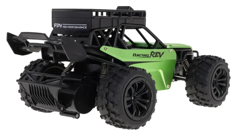 Daljinski Upravljani Fpv Terenski Automobil Za Djecu 6+ S Wi Fi Kamerom + Funkcija Dijaloga + Gumene Gume + Metalna Karoserija 7