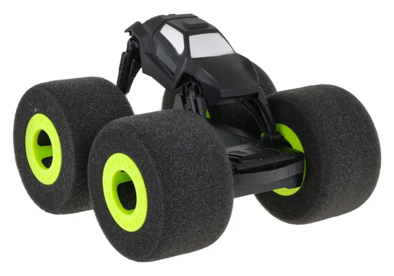 Daljinski Upravljani Monster Truck Za Djecu 3+ Terensko Vozilo + Veliki Spužvasti Kotači, Zelena 3