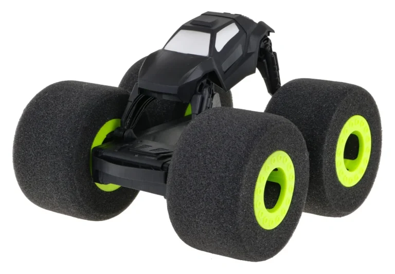 Daljinski Upravljani Monster Truck Za Djecu 3+ Terensko Vozilo + Veliki Spužvasti Kotači, Zelena 4