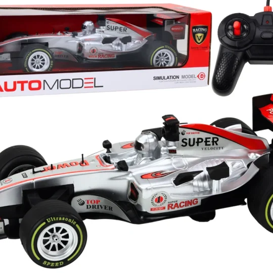 Daljinski Upravljani Rc Racer 1:12 Srebrna Svjetla Zvuci 1