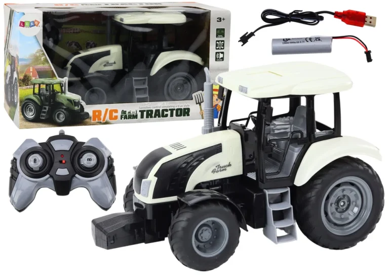 Daljinski Upravljani Rc Traktor 2.4g Zvuči Bijelo 1