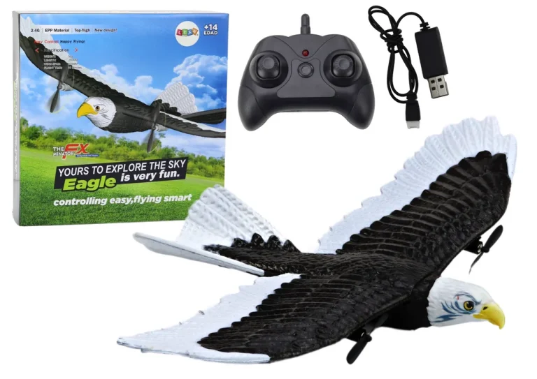 Daljinski Upravljani Avion Eagle Bird, Oblik Orla, 41 × 28 × 5 Cm 1
