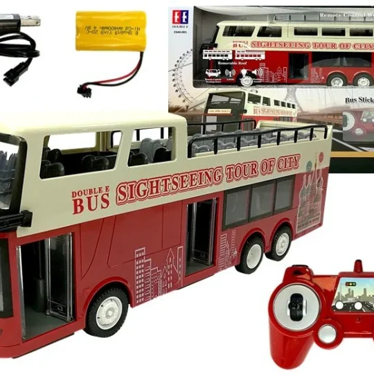 Daljinski Upravljani Dvokatni Autobus R/c 2.4g 1:18 1