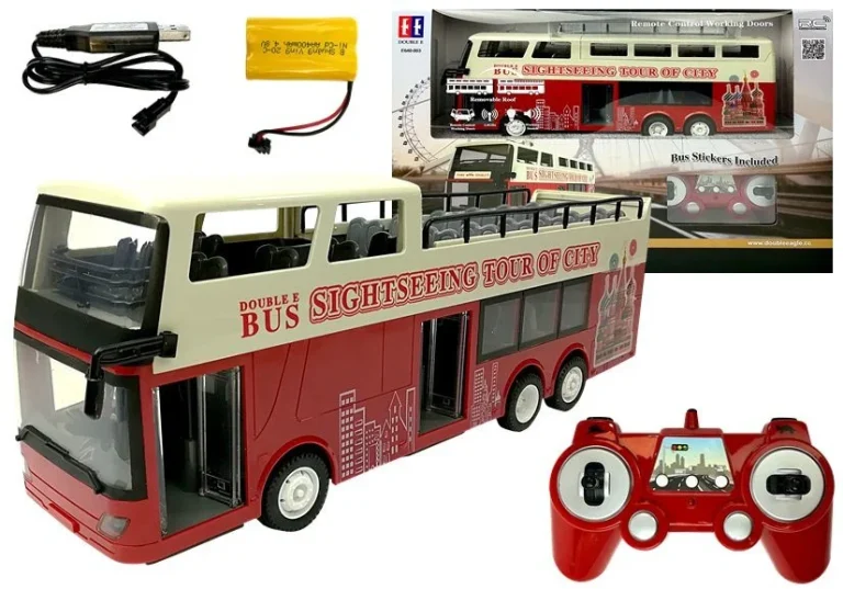 Daljinski Upravljani Dvokatni Autobus R/c 2.4g 1:18 1