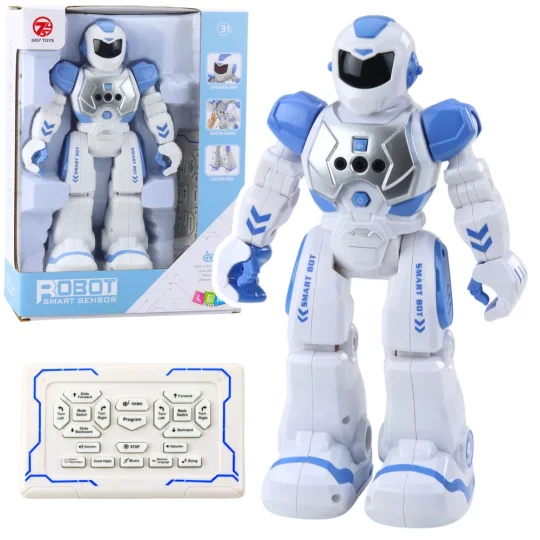Daljinski Upravljani Edukativni Robot Rc Govoreća Plesna Svjetla Zvuče Plavo 1