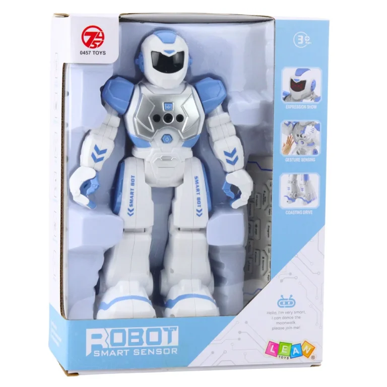 Daljinski Upravljani Edukativni Robot Rc Govoreća Plesna Svjetla Zvuče Plavo 6