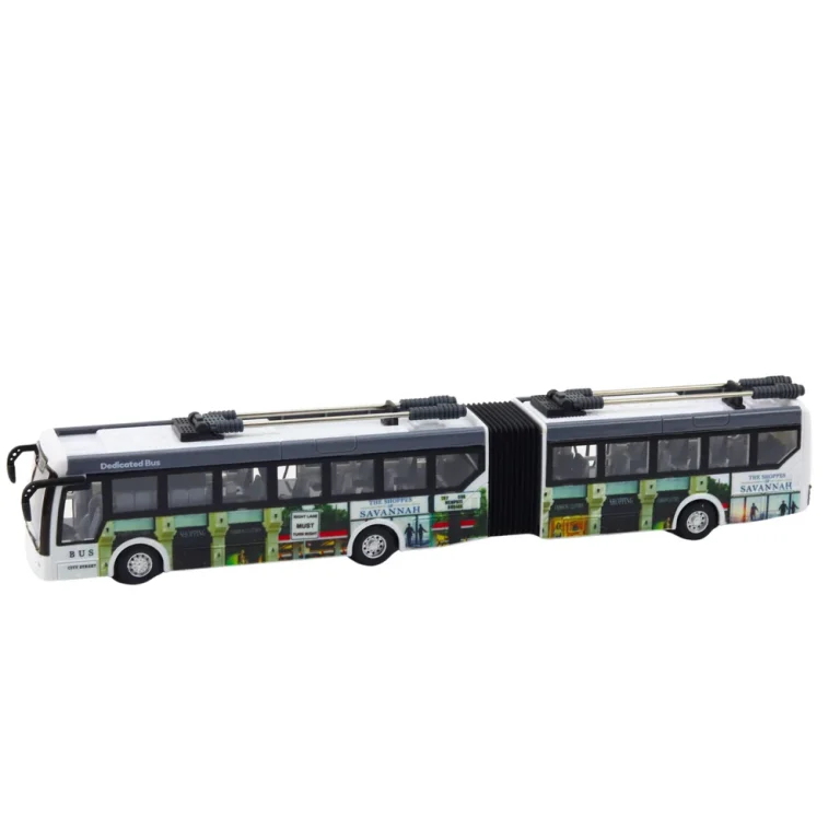 Daljinski Upravljani Gradski Trolejbus Rc Svjetla Za Javni Prijevoz, Crvena 2