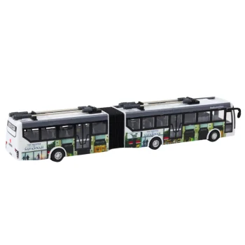 Daljinski Upravljani Gradski Trolejbus Rc Svjetla Za Javni Prijevoz, Crveno Plava 3