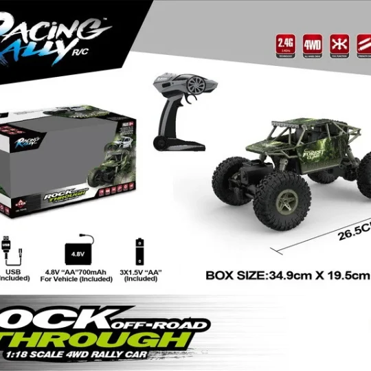 Daljinski Upravljani Gusjenični Forester 1:18 Za Djecu 8+ + 4x4 Pogon + Gumene Gume + Metalna 1