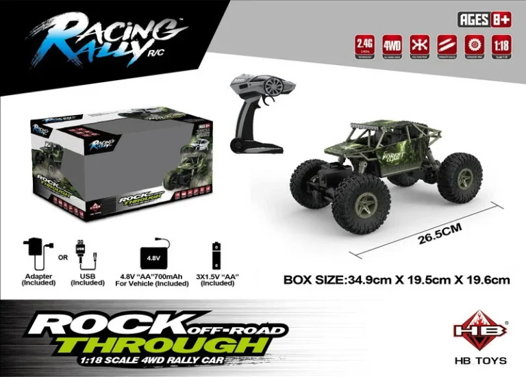 Daljinski Upravljani Gusjenični Forester 1:18 Za Djecu 8+ + 4x4 Pogon + Gumene Gume + Metalna 1