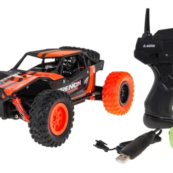 Daljinski Upravljani Pustinjski Kamion Gusjeničar Za Djecu 6+ Model 1:24 + Metalna Karoserija + 4x4 3
