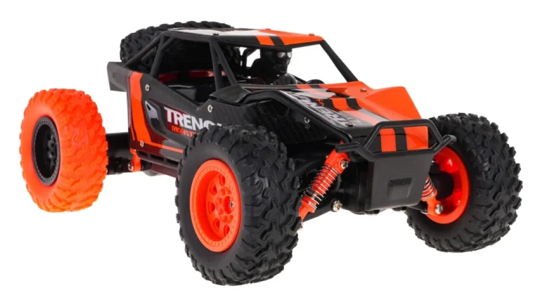 Daljinski Upravljani Pustinjski Kamion Gusjeničar Za Djecu 6+ Model 1:24 + Metalna Karoserija + 4x4 4