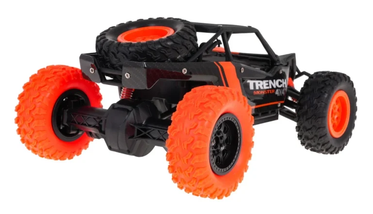 Daljinski Upravljani Pustinjski Kamion Gusjeničar Za Djecu 6+ Model 1:24 + Metalna Karoserija + 4x4 6