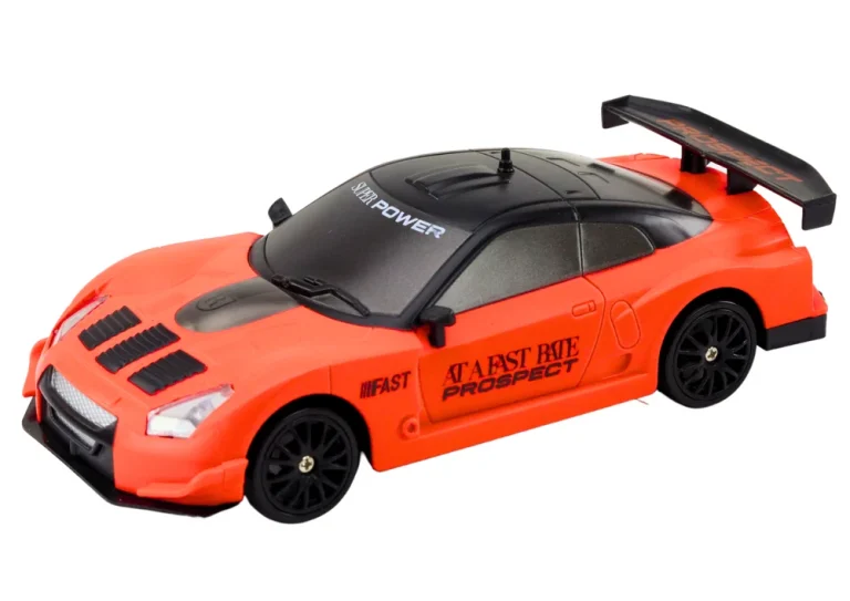 Daljinski Upravljani Sportski Automobil Na Daljinsko Upravljanje 1:24 Narančasti S Izmjenjivim Kotačima 3